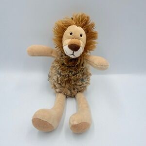 Mary Meyer Lion Plush Shaggy Brown Tan Stuffed Animal Floppy 10 Inch